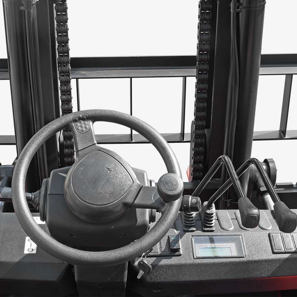 рулевое колесо небольшого размера, электрогидравлический реверс, двухрычажный комбинированный переключатель